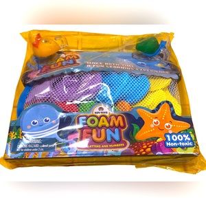 Foam Fun Bath Toys - Brand New